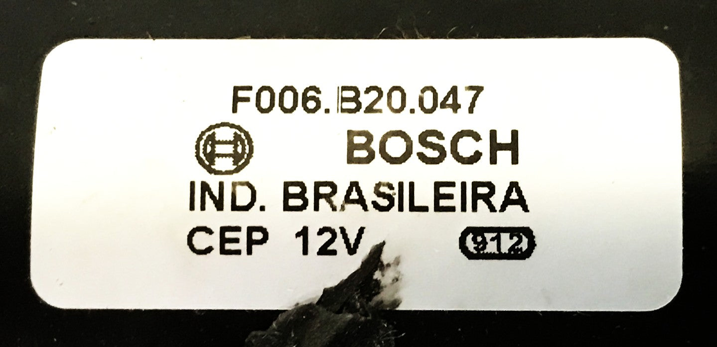 Bosch OEM Wiper Motor Assembly F006-B20-047 NOS