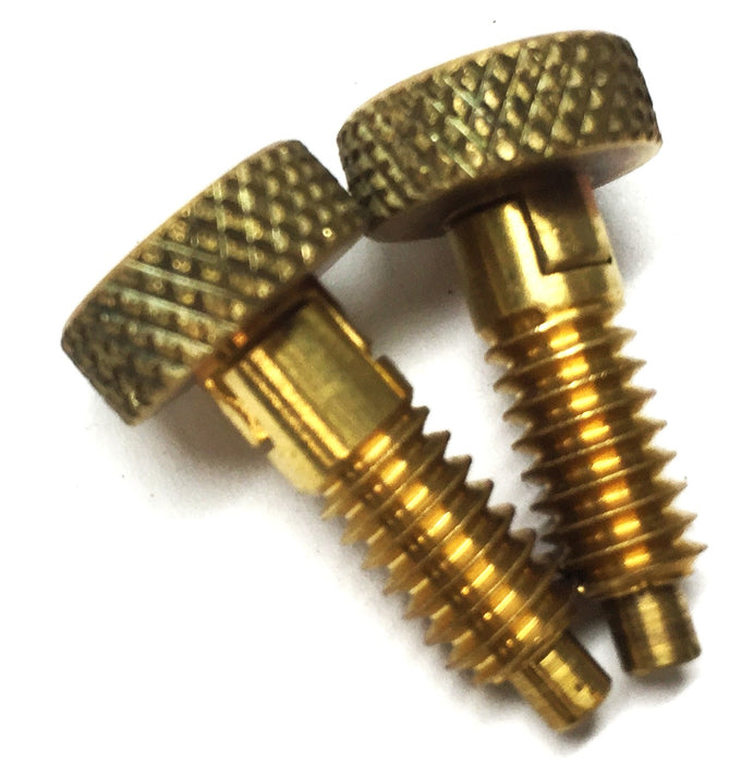 Unbranded Brass Retractable Spring Plunger 1/4"-20 Thread BKL-1-MC [Lot of 2]NOS