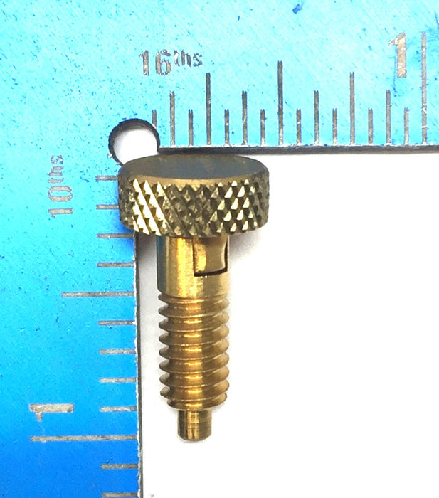 Unbranded Brass Retractable Spring Plunger 1/4"-20 Thread BKL-1-MC [Lot of 3]NOS