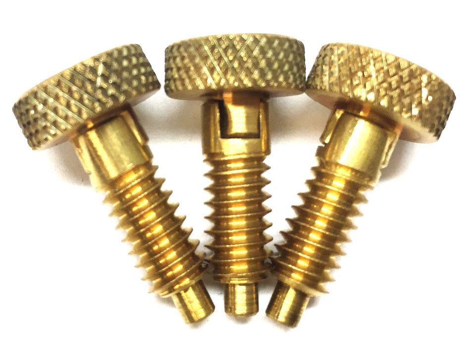 Unbranded Brass Retractable Spring Plunger 1/4"-20 Thread BKL-1-MC [Lot of 3]NOS