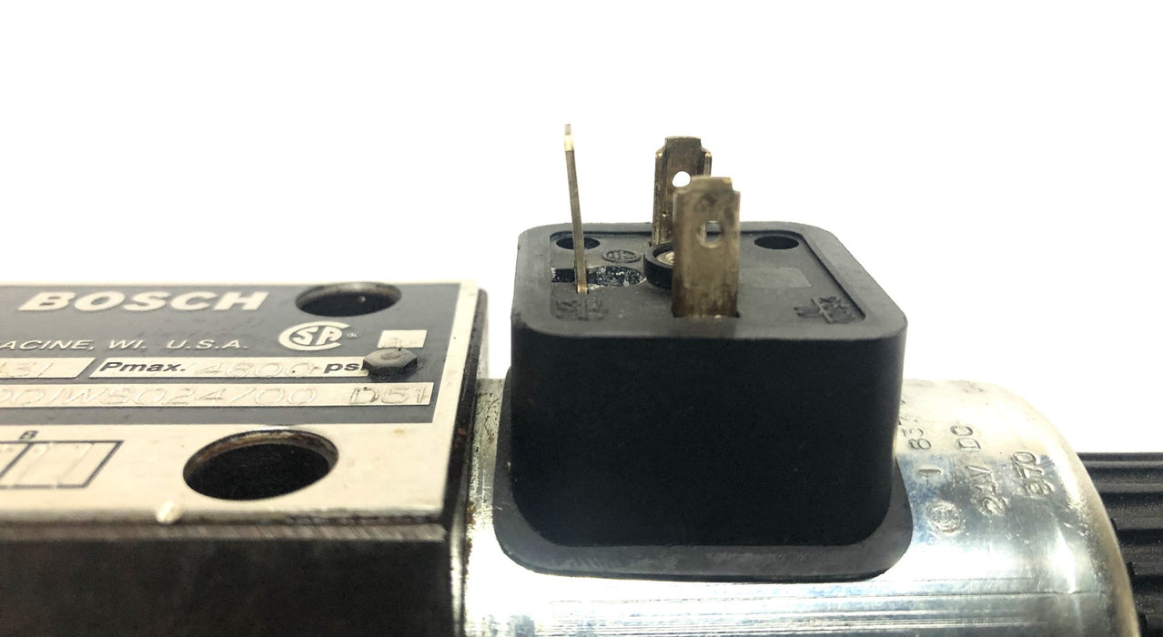 Bosch 9810231431 4600psi Solenoid Valve 081WV06P1V1001WS024/00 D51 USED