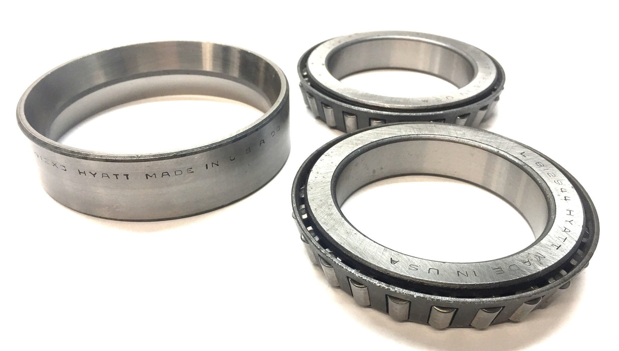 Hyatt Double Tapered Bearing (2pcs) L812944 and Outer Ring (1) (L812912XD) NOS