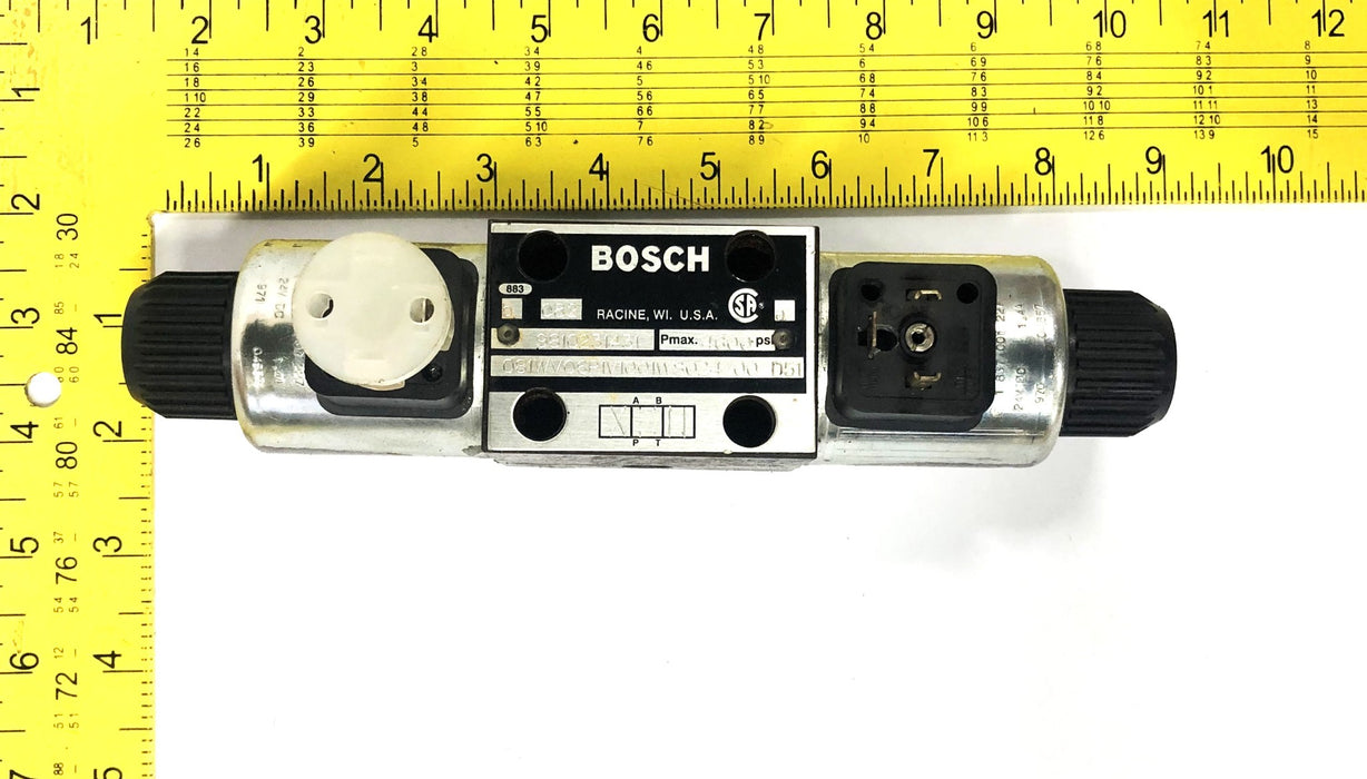 Bosch 9810231431 4600psi Solenoid Valve 081WV06P1V1001WS024/00 D51 USED