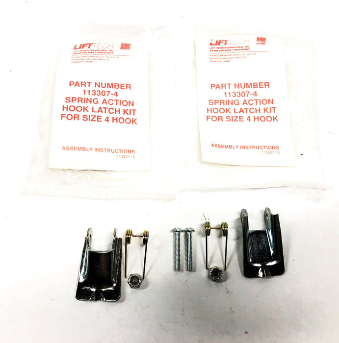 LiftTech Spring Action Hook Latch Kit 113307-4 [Lot of 2] NOS