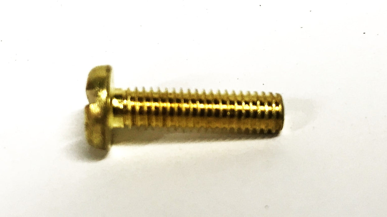 Unbranded 10-32 X 3/4 inch Brass Pan Head Slotted Screw [Lot of 125] NOS