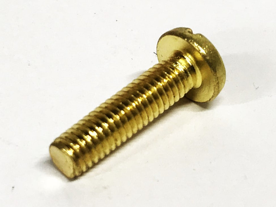 Unbranded 10-32 X 3/4 inch Brass Pan Head Slotted Screw [Lot of 125] NOS