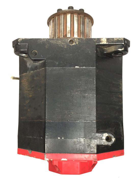 Fanuc M22/4000HVi AC Servo Motor w/Pulley A06B-0266-B200 (A860-2000-T301) USED