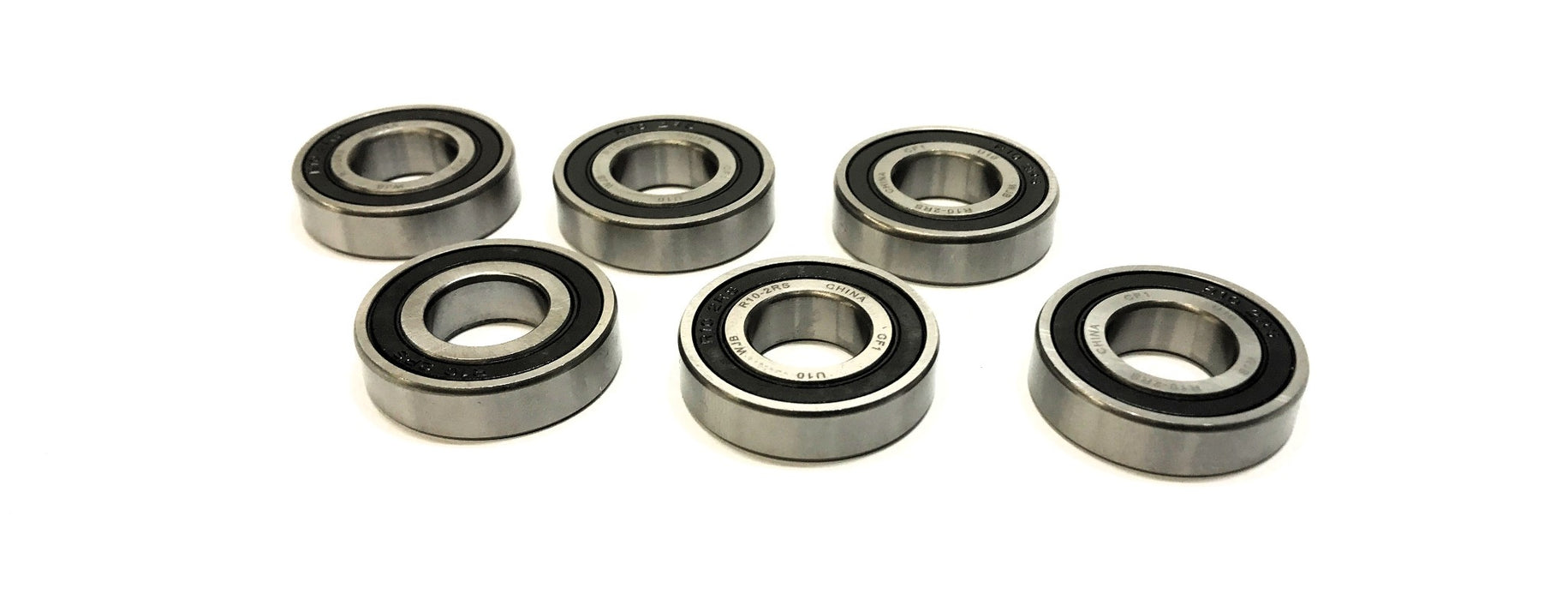 WJB Rubber Sealed Ball Bearing R10-2RS [Lot of 6] NOS