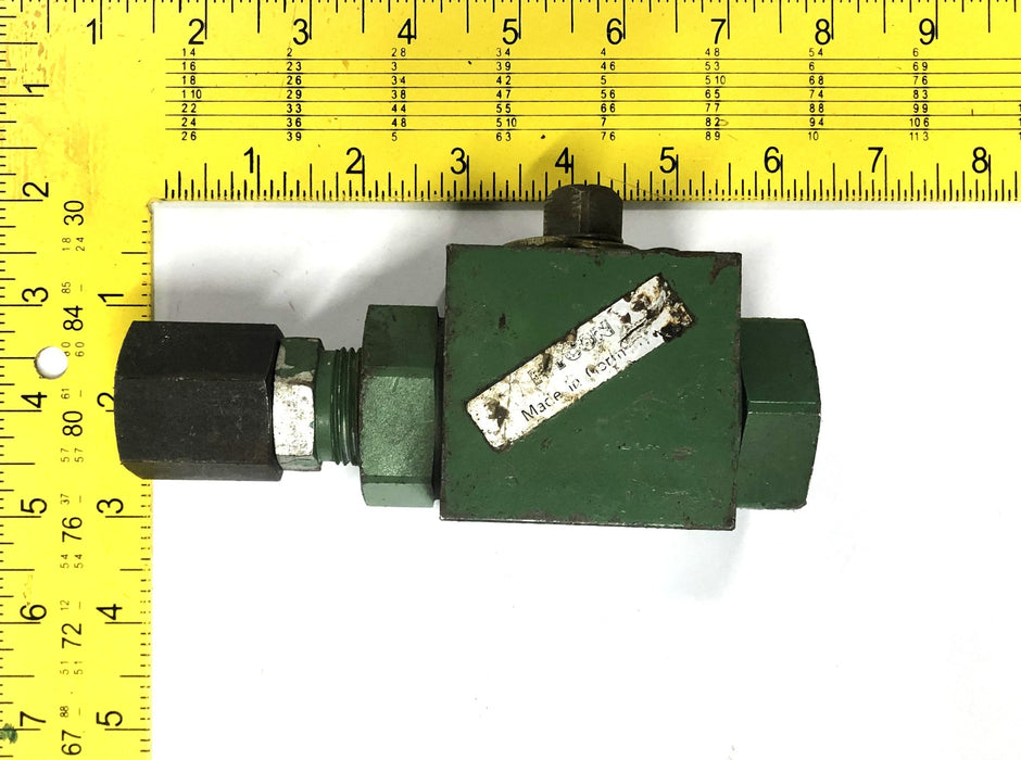 Hycon Hydraulic Valve PN315bar KHB 3/4" NPT USED
