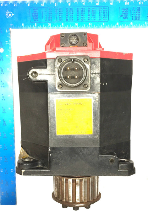 Fanuc M22/4000HVi AC Servo Motor w/Pulley A06B-0266-B200 (A860-2000-T301) USED