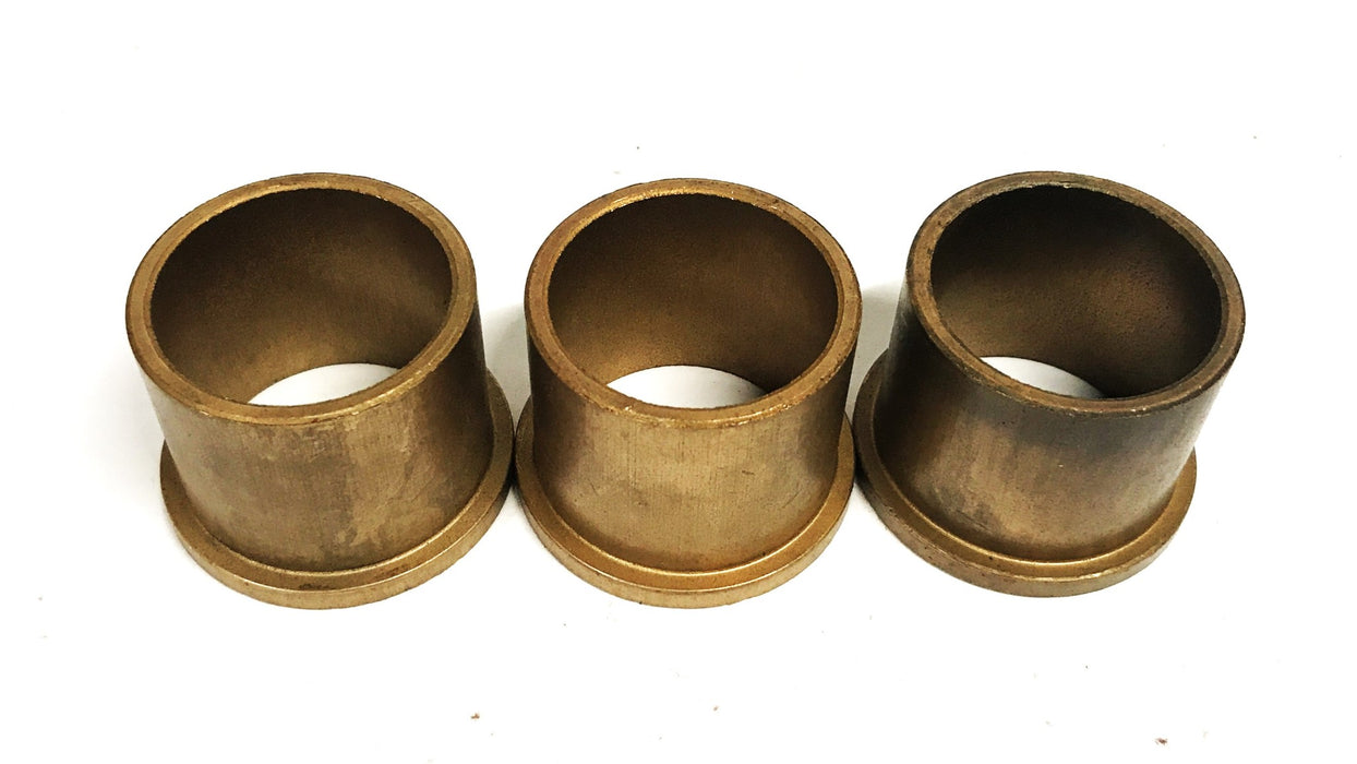 Unbranded Bronze Flanged Sleeve Bearing/Bushing [Lot of 3] NOS