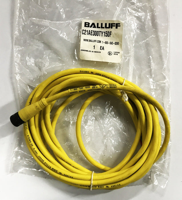 Balluff Cordset Cable C2AE300TY150F NOS