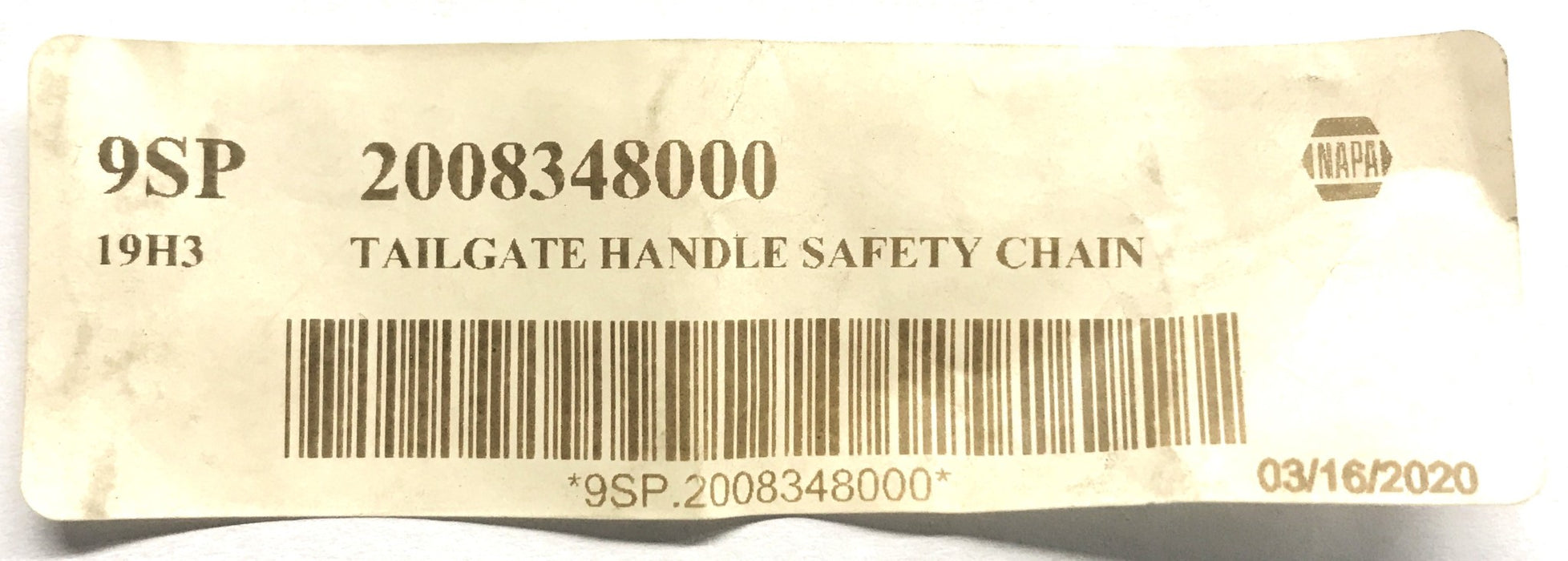 Unbranded Tailgate Handle Safety Chain 2008348000 NOS