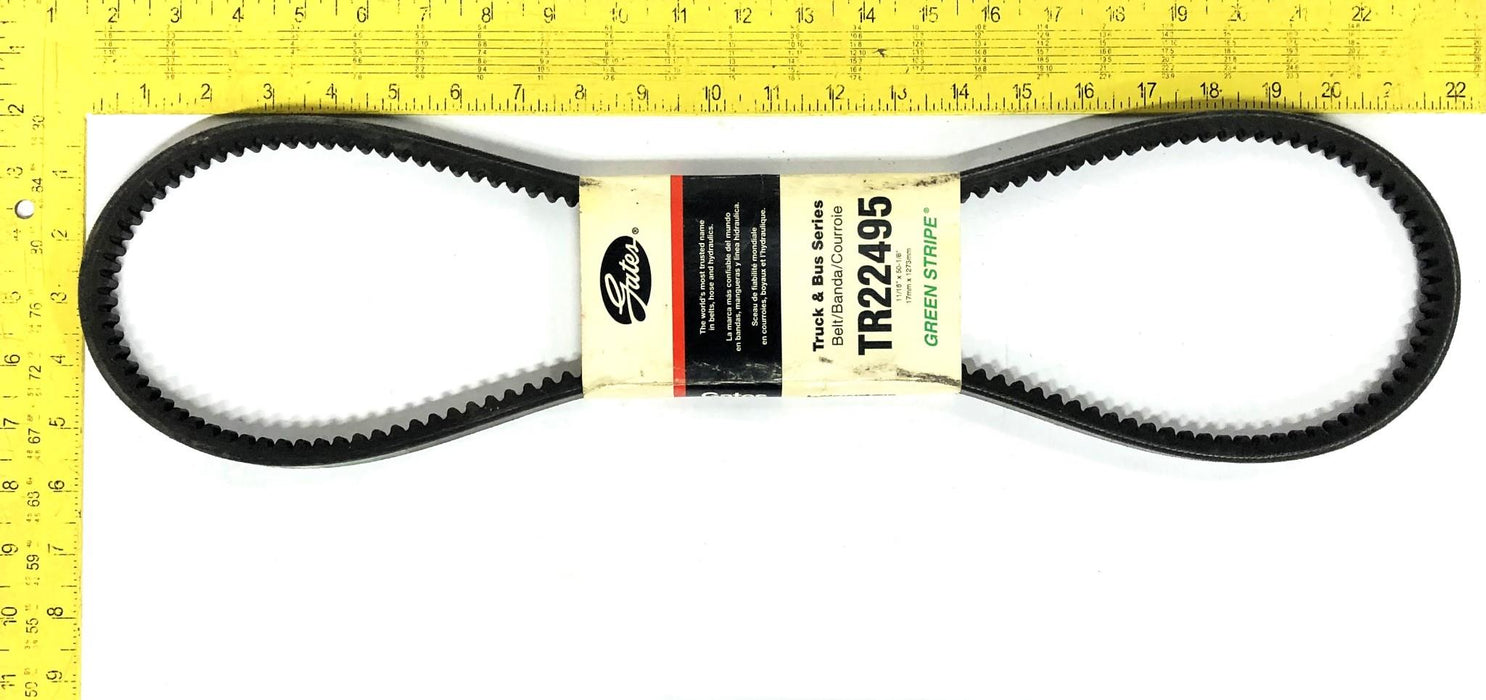Gates Green Stripe Truck And Bus Series Accessory Drive Belt TR22495 NOS