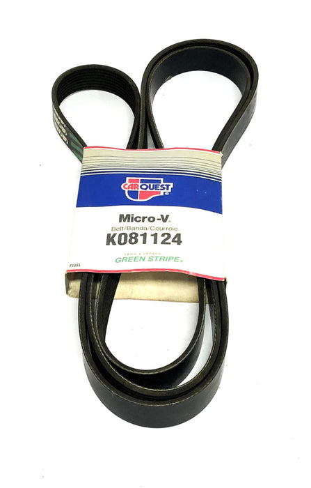 Gates Carquest Green Stripe Micro-V Belt K081124 NOS