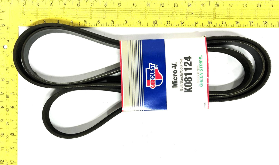 Gates Carquest Green Stripe Micro-V Belt K081124 NOS
