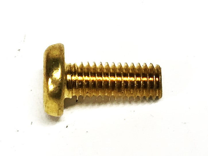 Unbranded 10-32 X 1/2 inch Brass Pan Head Slotted Screw [Lot of 74] NOS