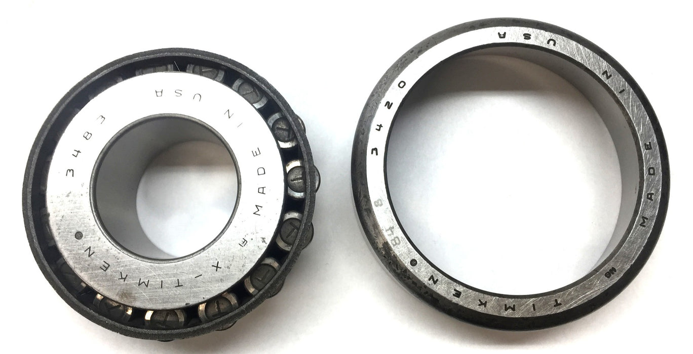 Timken Tapered Cone Roller Bearing 3483 and Outer Race (34200) NOS