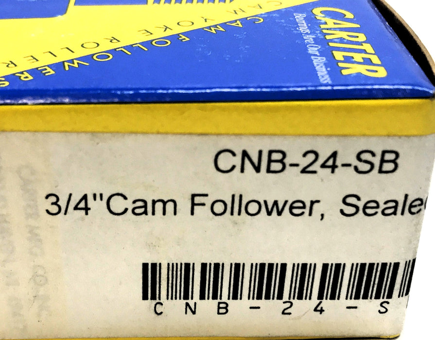 Carter 3/4" Cam Follower CNB-24-SB [Lot of 2] NOS