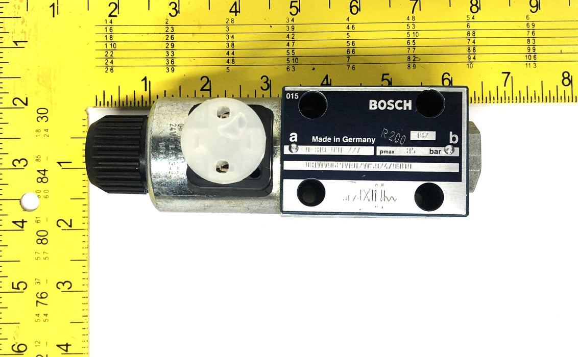 Bosch R200 315bar Directional Control Valve 081WV06P1V1012WS024/00D0 NOS