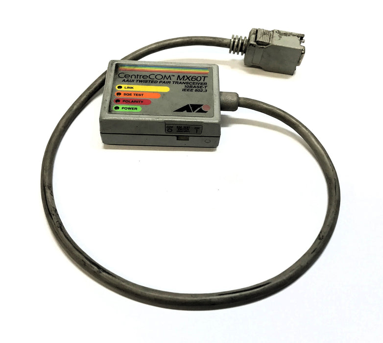 CentreCOM AAUI Twisted Pair Transceiver MX60T USED