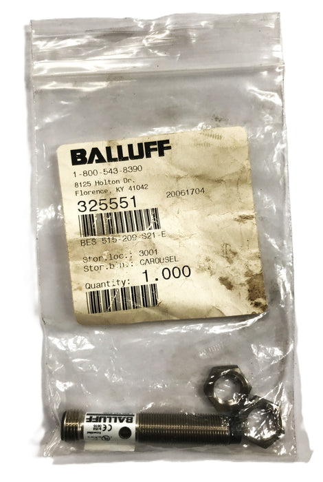 Balluff Inductive Proximity Sensor BES-515-209-S21-E [Lot of 3] NOS