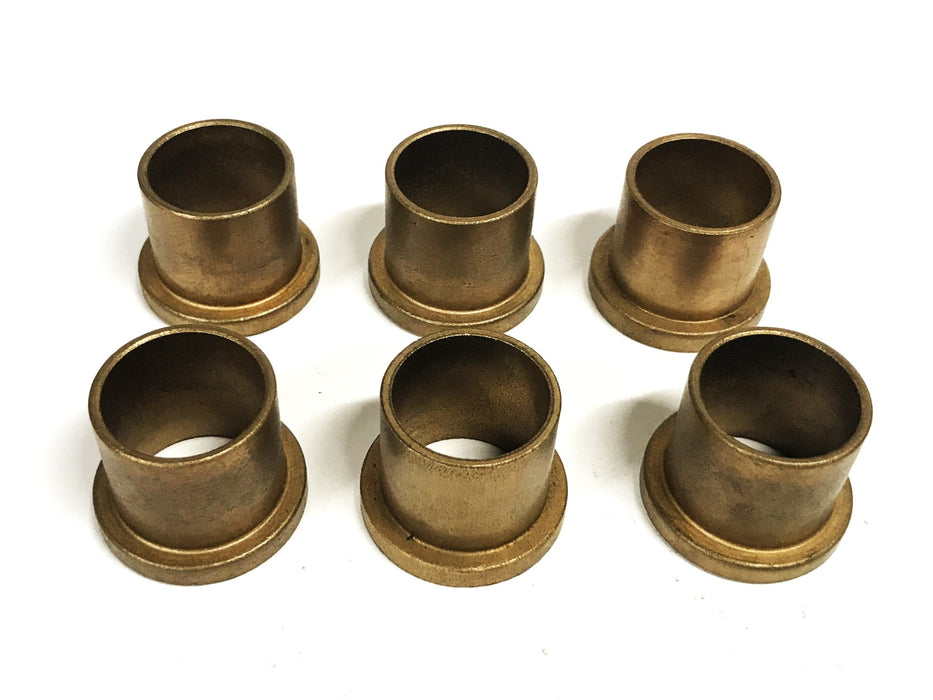 Unbranded Bronze Flanged Sleeve Bearing/Bushing [Lot of 6] NOS