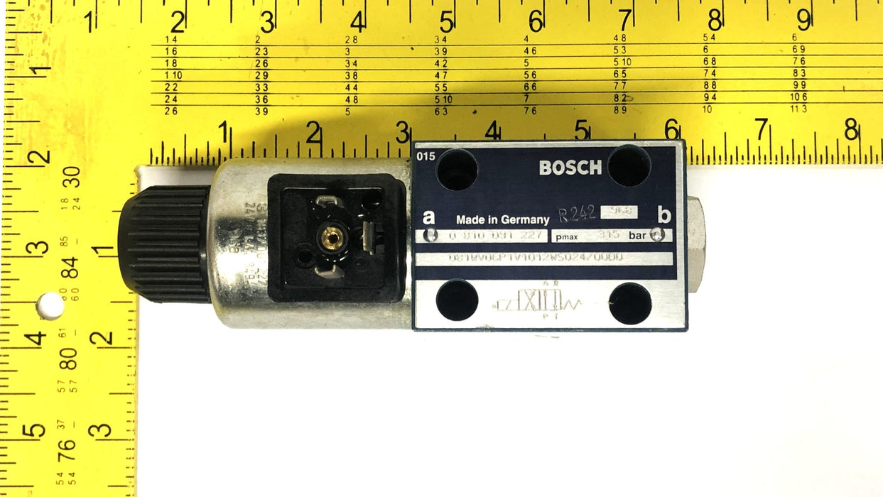 Bosch R242 315bar Directional Control Valve 081WV06P1V1012WS024/00D0 NOS