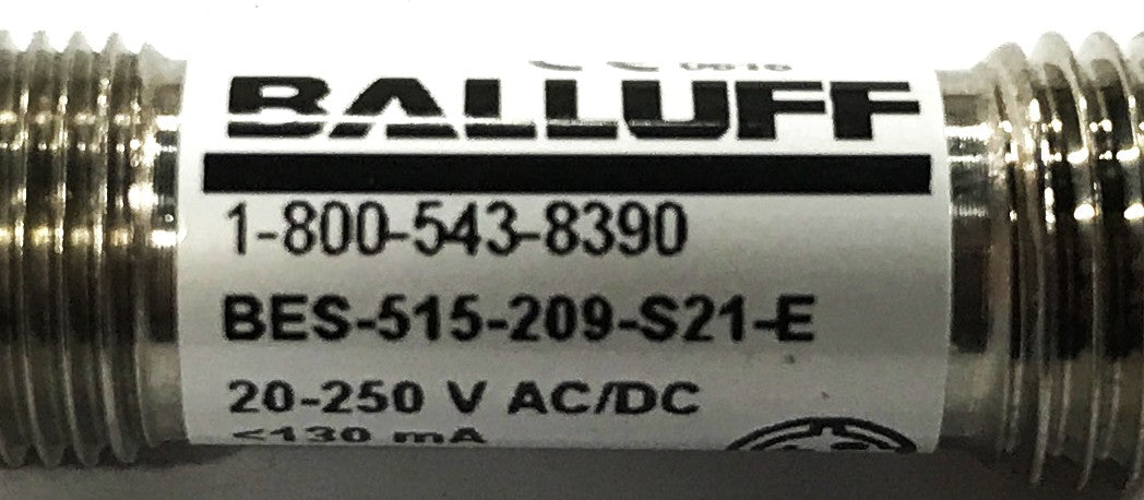 Balluff Inductive Proximity Sensor BES-515-209-S21-E [Lot of 3] NOS