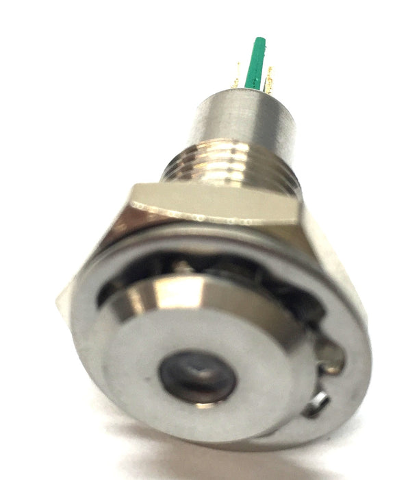 Bulgin Flat Panel Mount Indicator Green LED DX0505 NOS