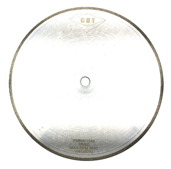 Continental Diamond Tool 10" Electroplated Diamond Cutting Blade PMN001549 NOS