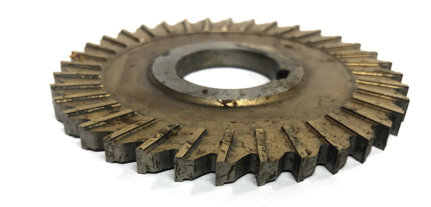 Walker 10x6x27 3.70 Inch OD Milling Cutter Circular Blade M42HSS (D4196) NOS