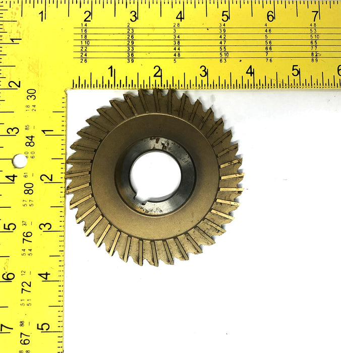 Walker 10x6x27 3.70 Inch OD Milling Cutter Circular Blade M42HSS (D4196) NOS