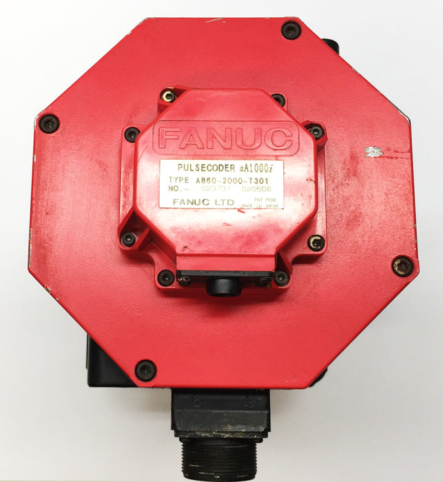 Fanuc M30/4000HVi AC Servo Motor A06B-0269-B200 with 3" Pulley USED