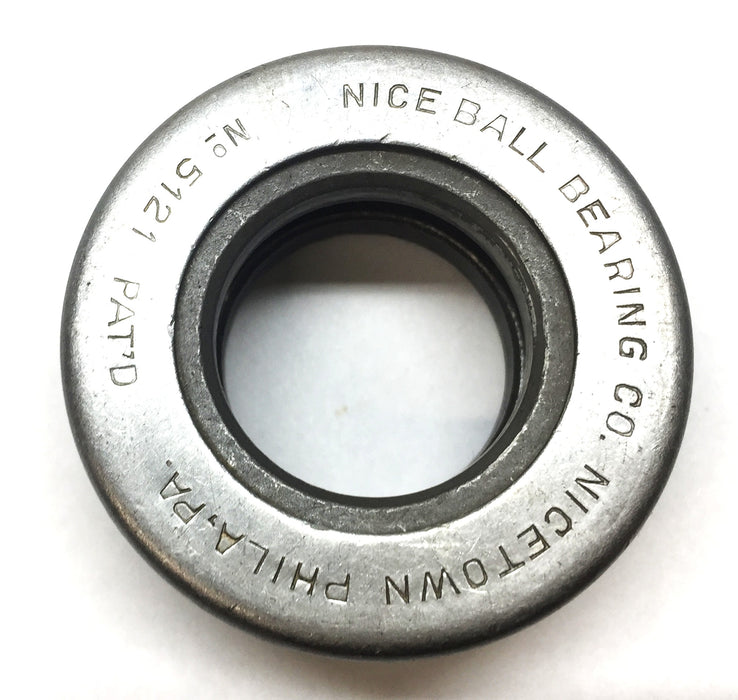 Nice Ball Bearing Shielded Thrust Bearing Assembly (No Box) No.5121 NOS