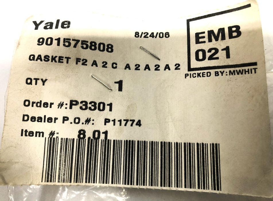 Yale Gasket 901575808 NOS