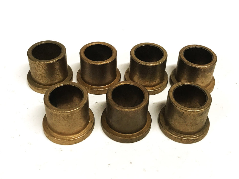 Unbranded Bronze Flanged Sleeve Bushing [Lot of 7] NOS