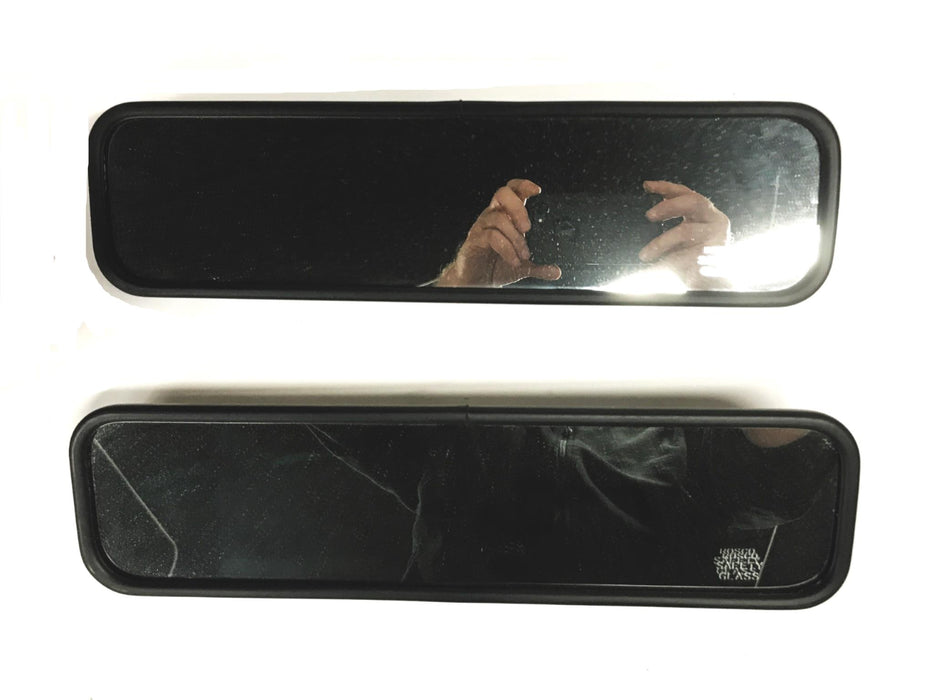 Rosco 4 inch x 16 inch Black Inside Rear View Mirror 5014590 [Lot of 2] NOS