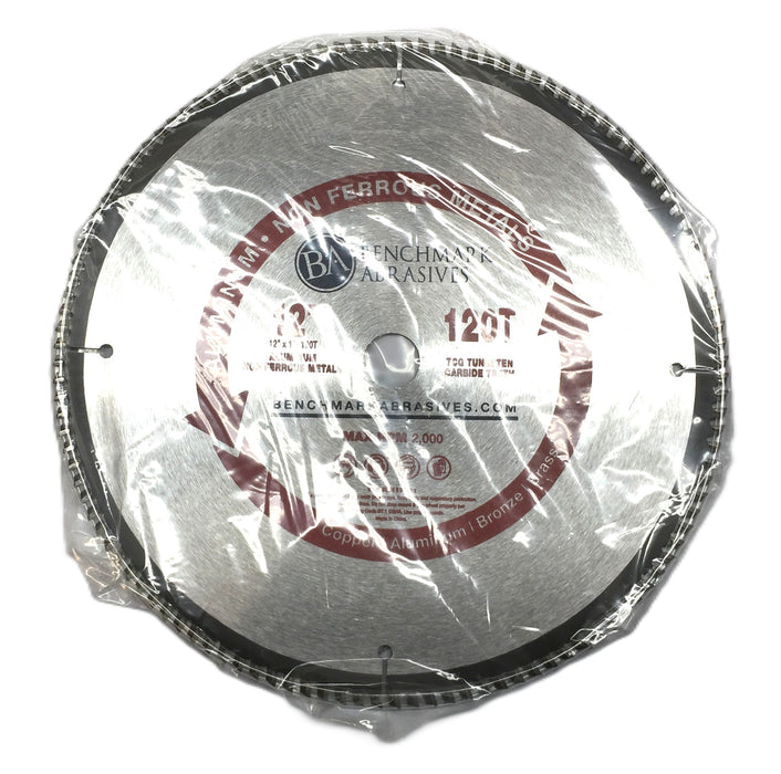 Benchmark Abrasives 120-Tooth Aluminum Cutting TCT Blade BM-TCA1200120T NOS