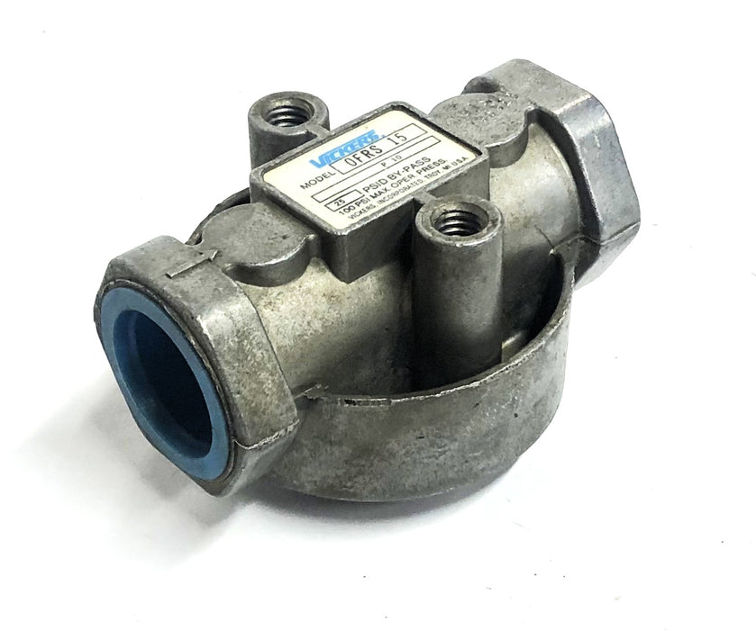 Vickers 25PSID By-Pass 100PSI MAX Regulator Filter Element OFRS15P10 NOS