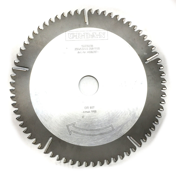 U-R-B-A-N 10" Tipper Circular Saw Blade 156016698 NOS