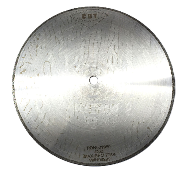 CDT 12 x .095 x 0.625" D60 Plated Square Edge Cutting Wheel PDN001959 NOS