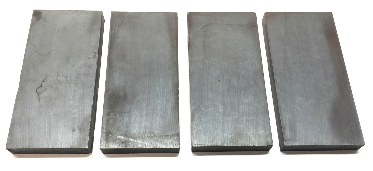 Unbranded 4" x 2" x .37" Ceramic Ferrite Block [Lot of 4] NOS