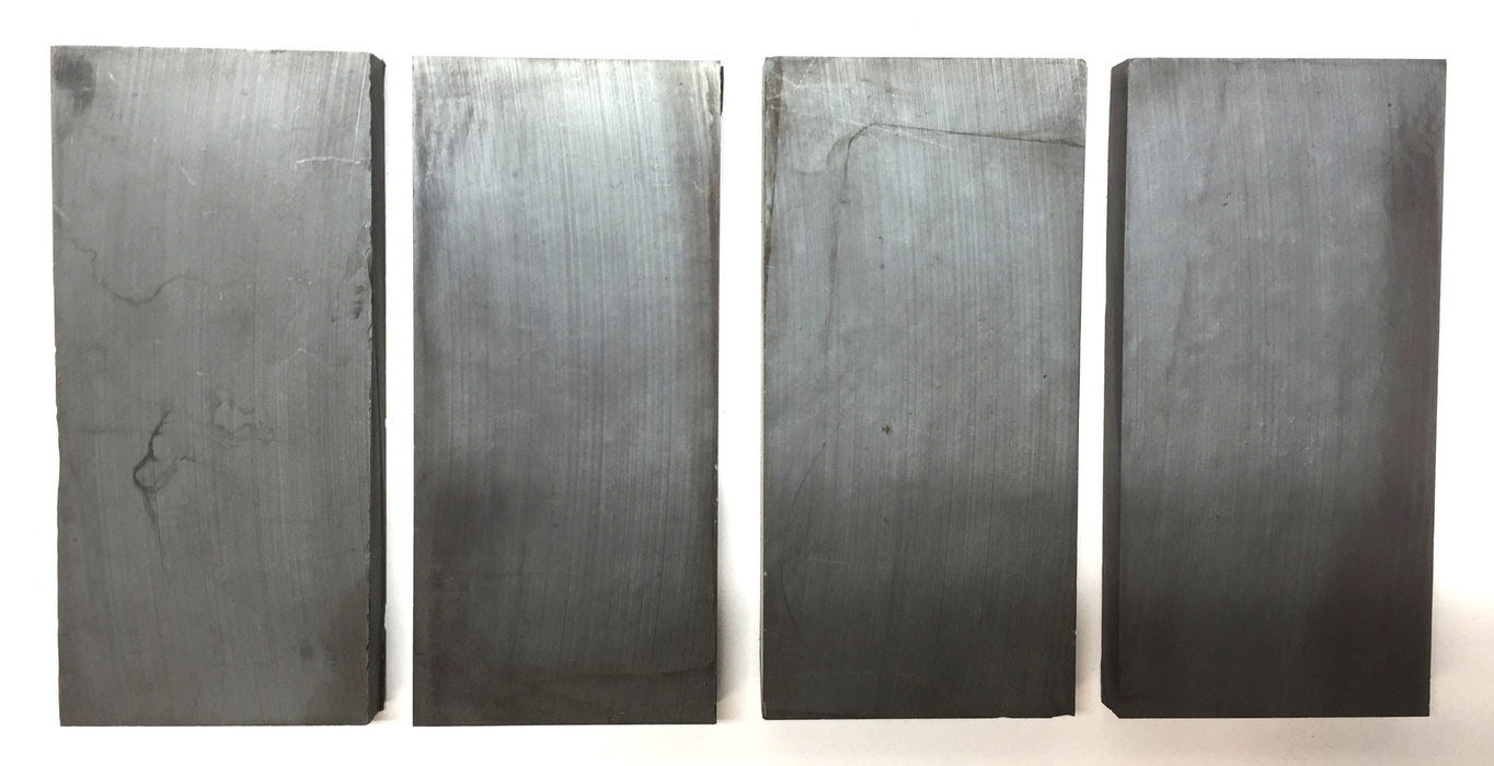 Unbranded 4" x 2" x .37" Ceramic Ferrite Block [Lot of 4] NOS