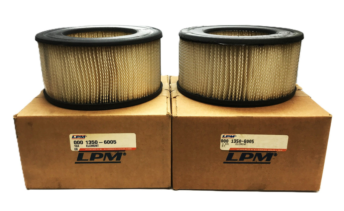 LPM Forklift Air Filter Element 000-1350-6005 [Lot of 2] NOS
