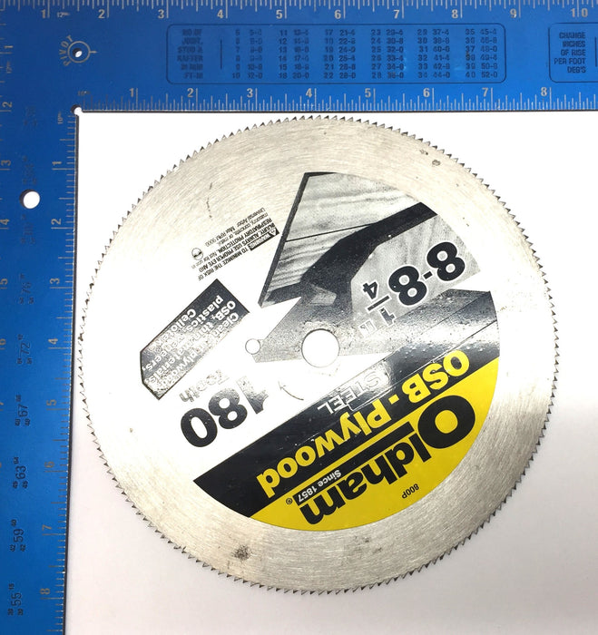Oldham OSB Plywood Steel Blade 8-8 1/4" 180 Tooth Saw Blade 800P [Lot of 3] NOS