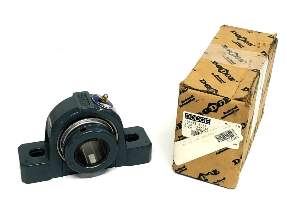 Dodge 1-7/16 P2B-S2-107R Pillow Block Bearing 070273 NOS