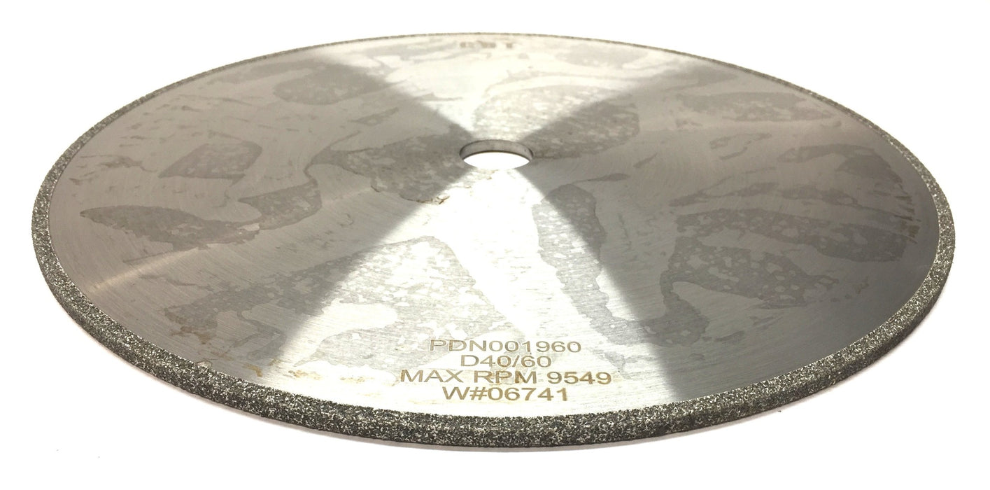 Continental Diamond Tool 10" Square Edge D40/60 Blade Max RPM:9549 PDN001960 NOS