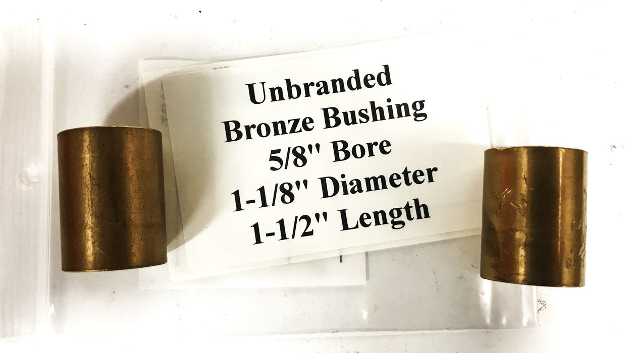 Unbranded 5/8 inch Bronze Sleeve Bushing 1018-12 [Lot of 2] NOS