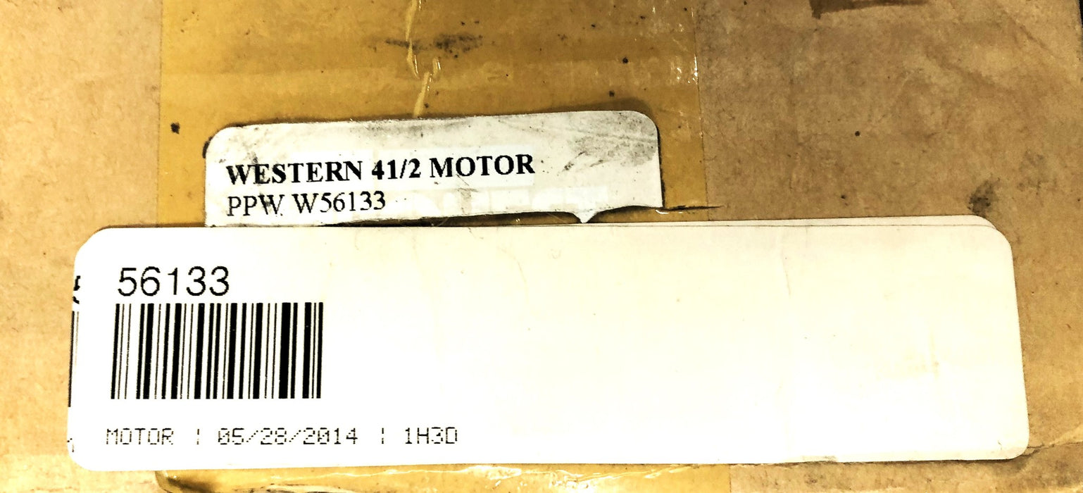 Western 4-1/2 Inch Snow Plow Motor 56133 NOS